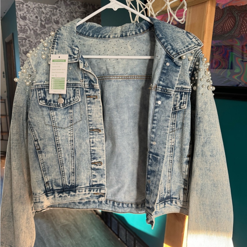 Super cute jean jacket